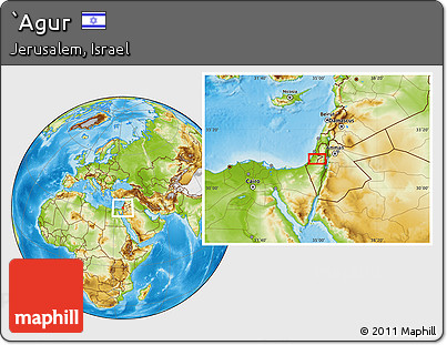 Physical Location Map of `Agur