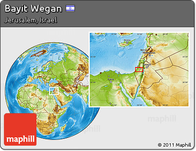 Physical Location Map of Bayit Wegan