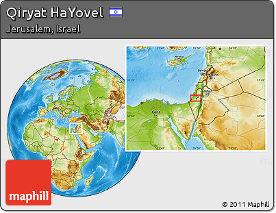 Physical Location Map of Qiryat HaYovel