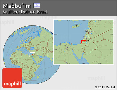 Savanna Style Location Map of Mabbu`im
