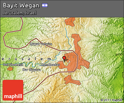 Physical Map of Bayit Wegan