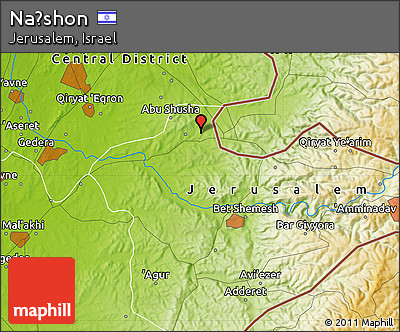Physical Map of Naẖshon