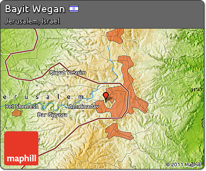 Physical Map of Bayit Wegan