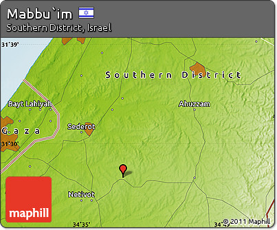 Physical Map of Mabbu`im