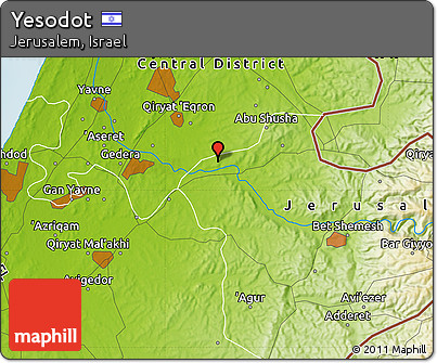 Physical Map of Yesodot