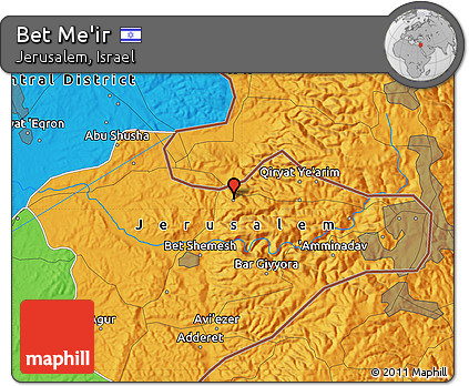 Political Map of Bet Me'ir