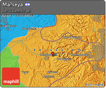Political Map of Maẖseya