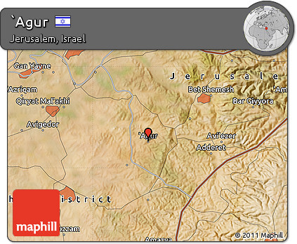 Satellite Map of `Agur