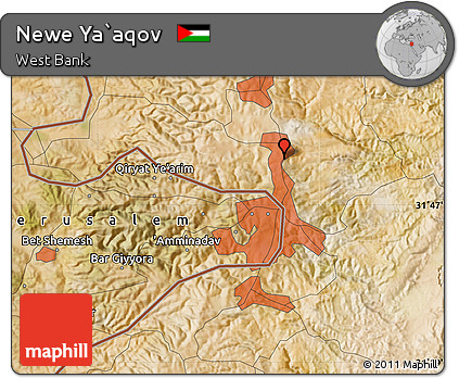 Satellite Map of Newe Ya`aqov