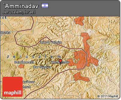 Satellite Map of `Amminadav