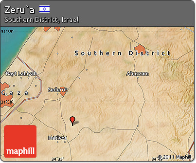 Satellite Map of Zeru`a