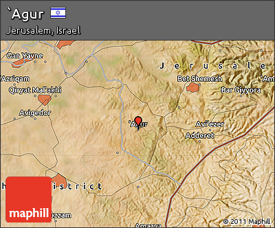 Satellite Map of `Agur