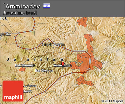 Satellite Map of `Amminadav