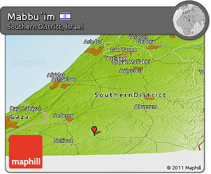 Physical Panoramic Map of Mabbu`im