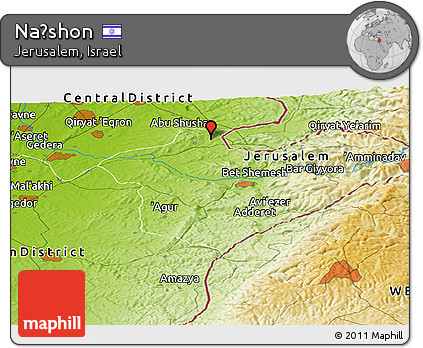 Physical Panoramic Map of Naẖshon
