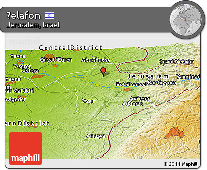 Physical Panoramic Map of Ẕelafon