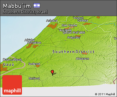 Physical Panoramic Map of Mabbu`im