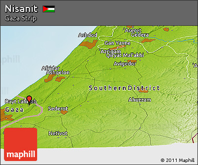 Physical Panoramic Map of Nisanit