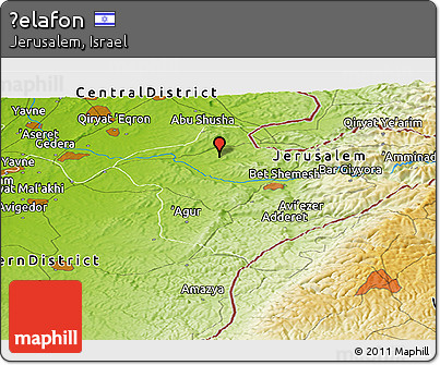 Physical Panoramic Map of Ẕelafon
