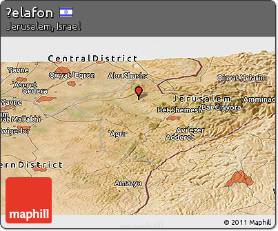 Satellite Panoramic Map of Ẕelafon
