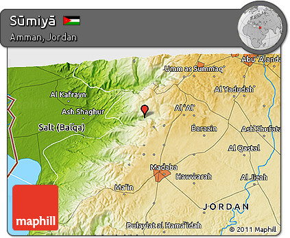 Physical 3D Map of Sūmiyā