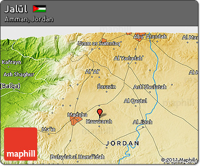 Physical 3D Map of Jalūl