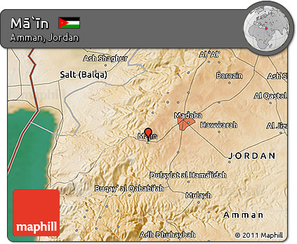 Satellite 3D Map of Mā`īn