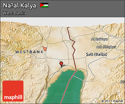 Satellite 3D Map of Naẖal Kalya