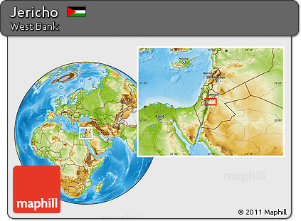 Physical Location Map of Jericho