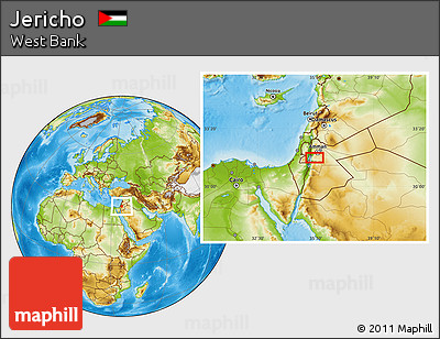 Physical Location Map of Jericho