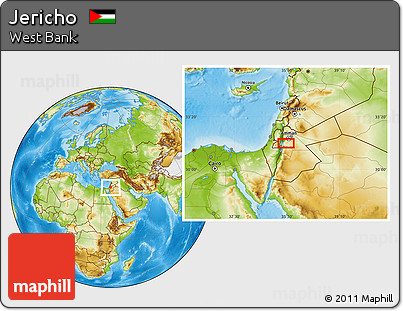Physical Location Map of Jericho
