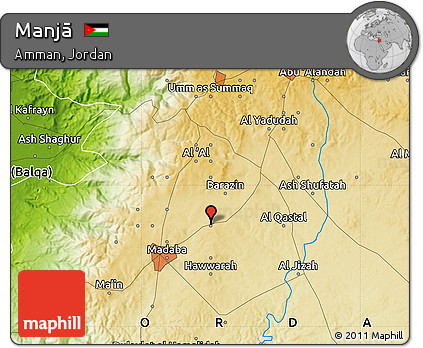 Physical Map of Manjā