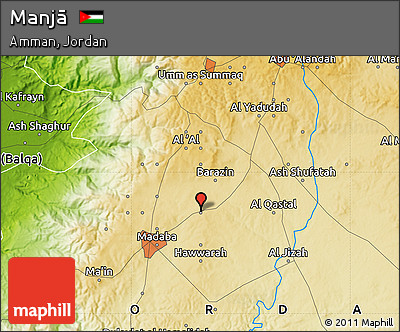 Physical Map of Manjā
