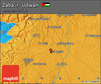 Political Map of Zabā'ir `Udwān