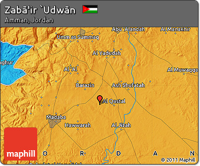 Political Map of Zabā'ir `Udwān