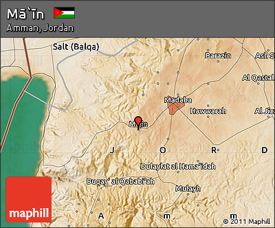 Satellite Map of Mā`īn