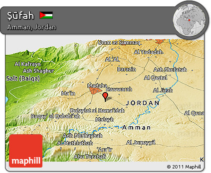 Physical Panoramic Map of Şūfah