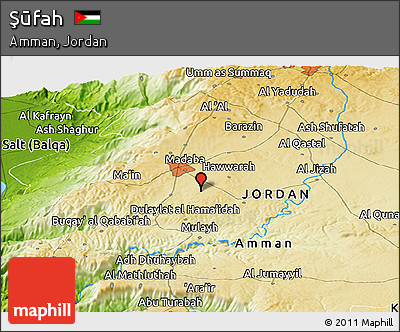 Physical Panoramic Map of Şūfah