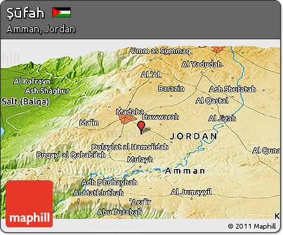 Physical Panoramic Map of Şūfah