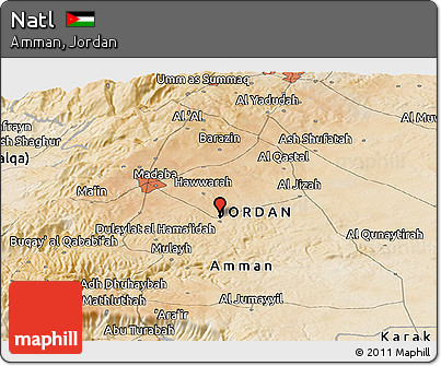 Satellite Panoramic Map of Natl