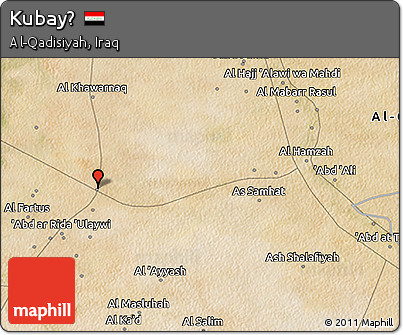 Satellite 3D Map of Kubayḩ