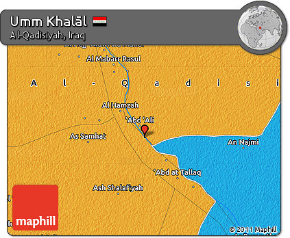 Political Map of Umm Khalāl