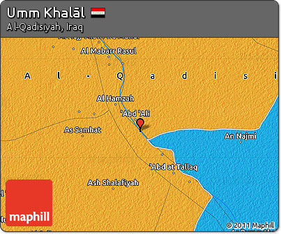 Political Map of Umm Khalāl
