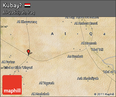 Satellite Map of Kubayḩ