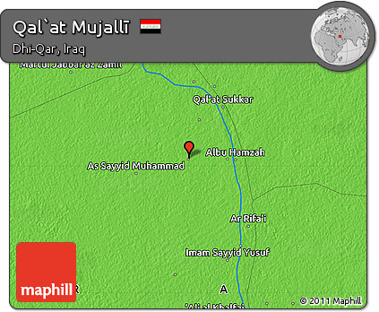 Political Map of Qal`at Mujallī