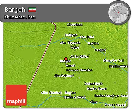 Physical 3D Map of Bargeh