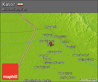 Physical 3D Map of Kasor