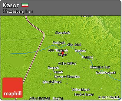 Physical 3D Map of Kasor