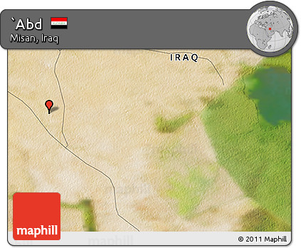 Satellite 3D Map of `Abd