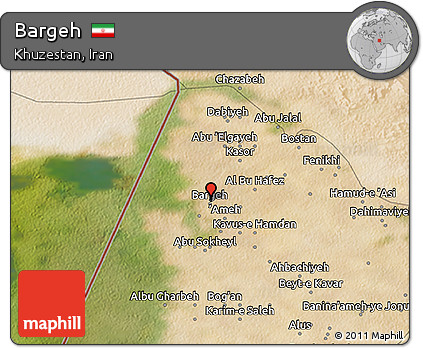 Satellite 3D Map of Bargeh